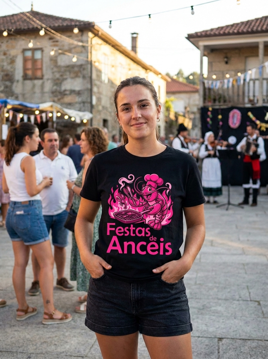 Camiseta oficial Festas de Anceis 2026